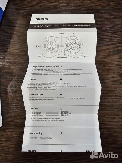 Геймпад 8bitdo M30 2.4g