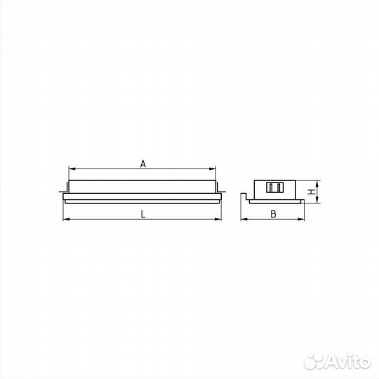 Светильник дво16-19-001 LD Eco 840