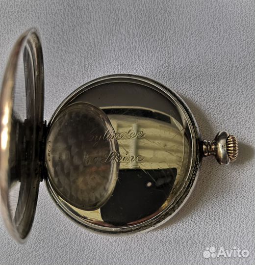 Часы карманные Cylinder 10 sleine Серебро 800 пр