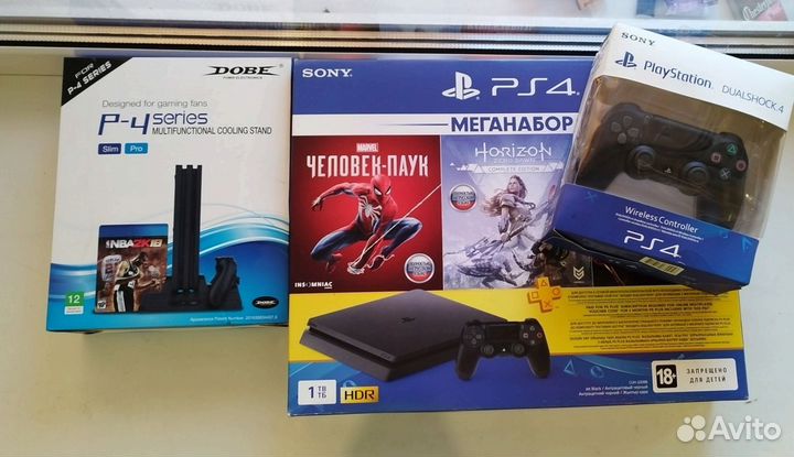Игровая приставка PS4 slim 1tb