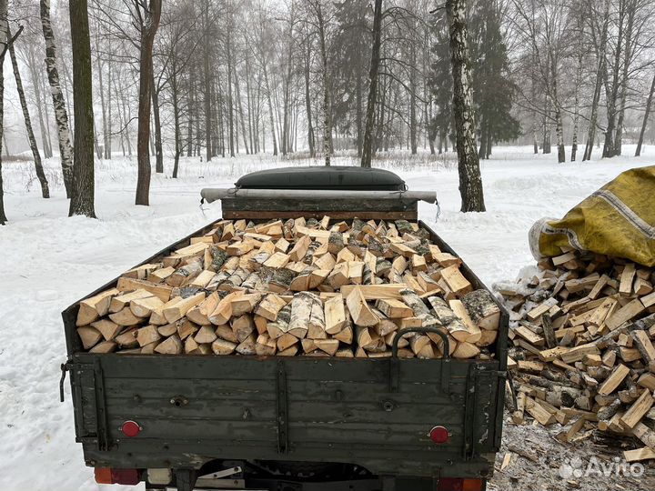 Дрова березовые колотые