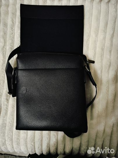 Мужская кожаная сумка для документов