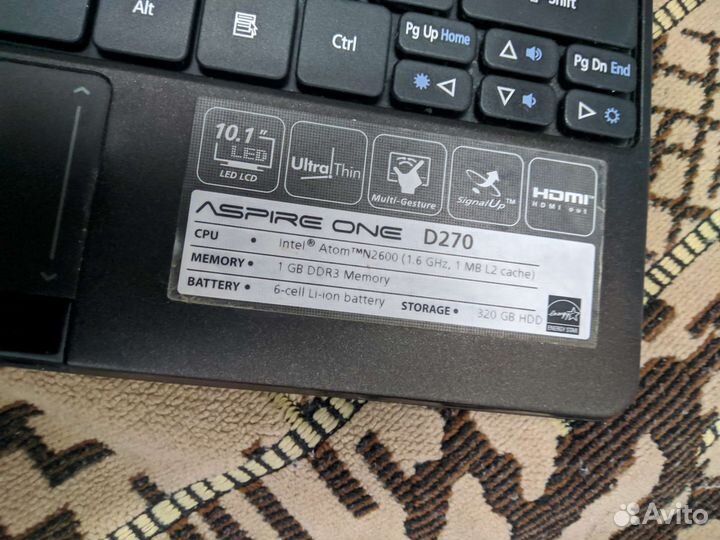 Нетбук Acer aspire one