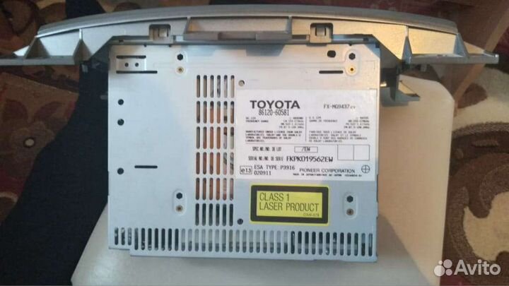 Магнитола штатноя тоета ланд крузер