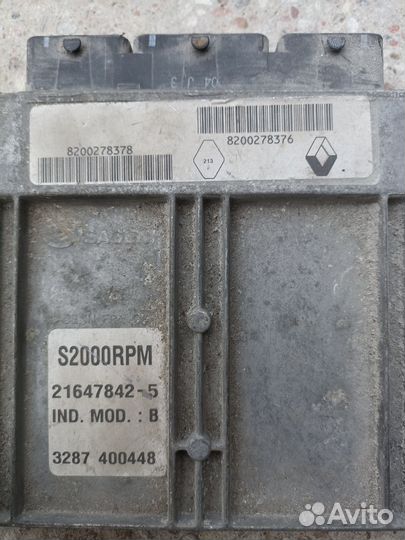 Renault Laguna 2 электронный блок двс