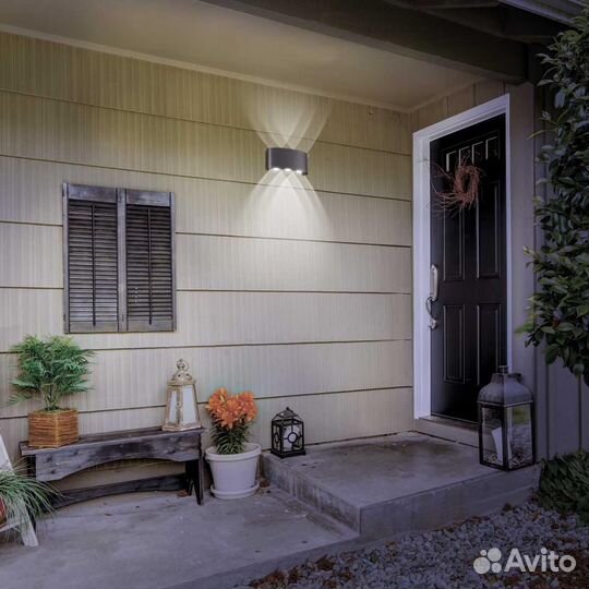 Уличный настенный светодиодный светильник Novotech Street Calle 358460