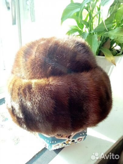 Шапка норковая новая