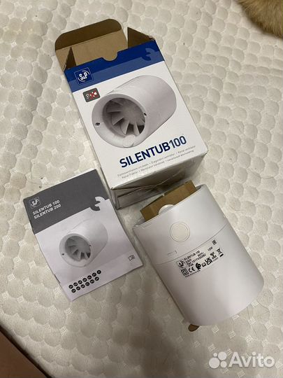 Вентилятор вытяжной silent tube 100 новый