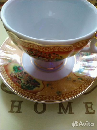 Набор чашек Yamasen Япония, 6 штук,с ложками