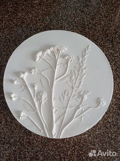 Ботанический барельеф- Интерьерная картина