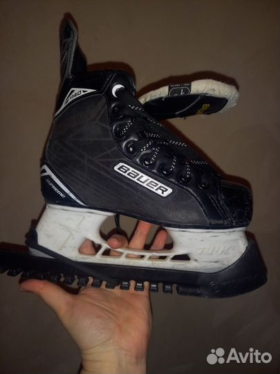 Хоккейные коньки bauer 33,5 размер