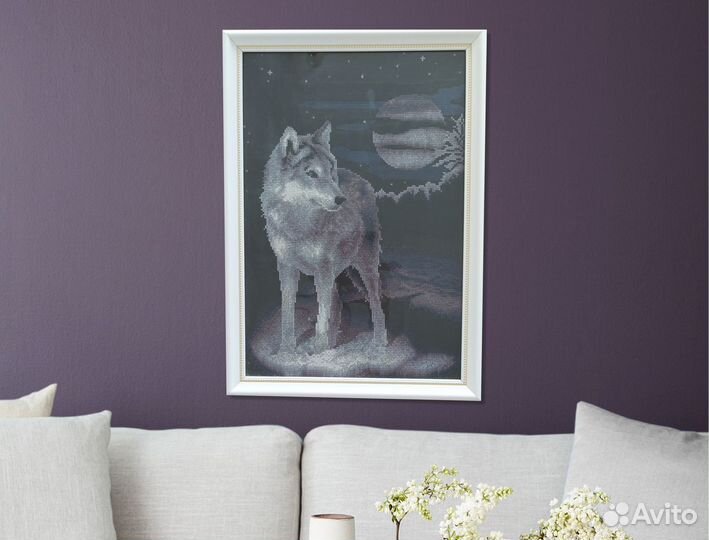 Картина вышитая крестом 