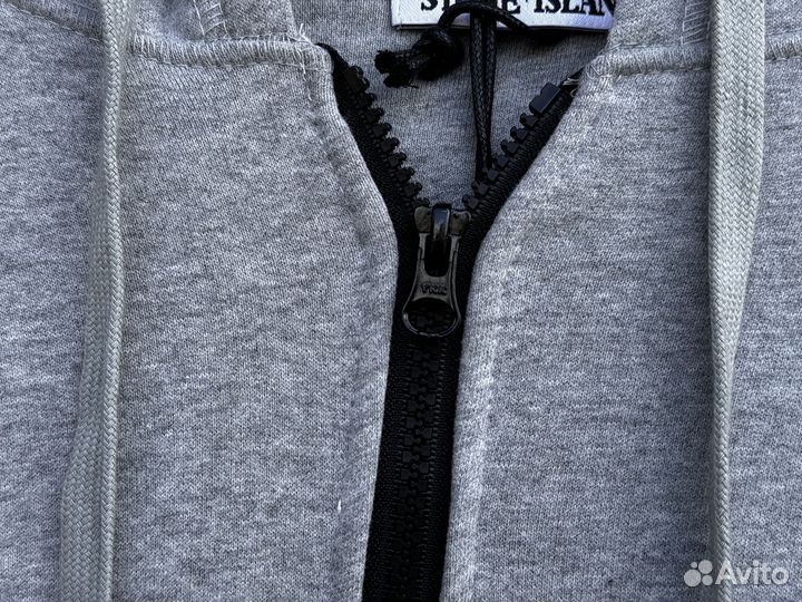 Зипка Stone Island Grey Hooded