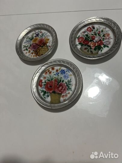 Тарелки фарфор 10см