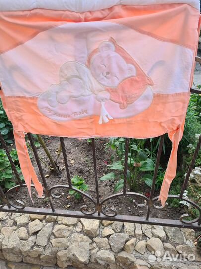 Детская кровать,бу,к ней новый матрас plitex