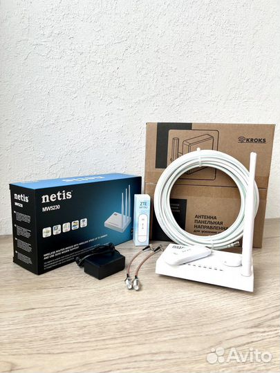 Комплект беспроводного 4g Интернета для дачи