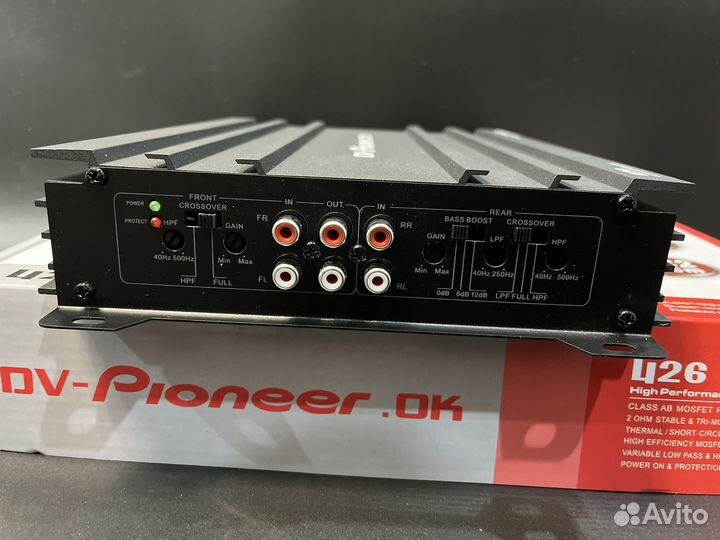 Усилитель Pioneer 1800w 4 канала