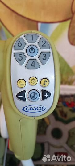 Детские качели 2 в 1 graco swing'n'bounce