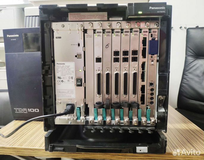 Атс Panasonic KX-TDA100 комплект #2 с 6 платами