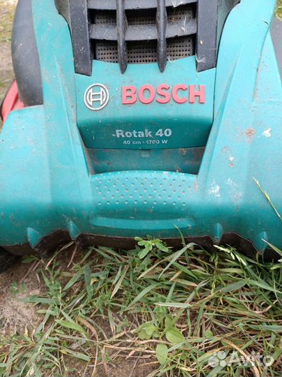 Газонокосилка электрическая bosch
