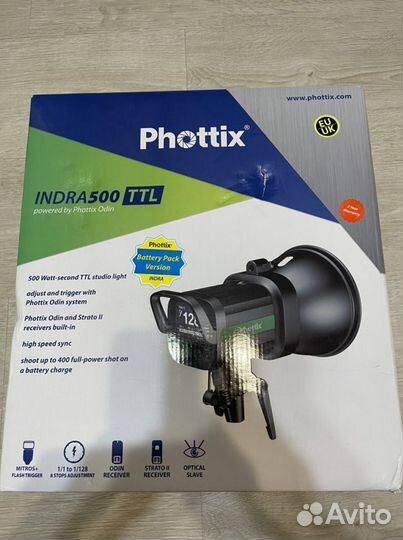 Студийный свет фотостудия phottix Indra 500 TT