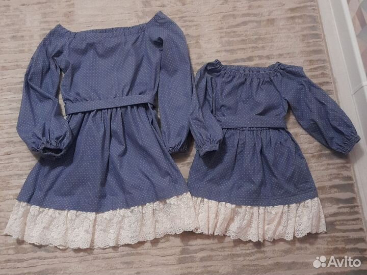 Family look платья для мамы и дочки