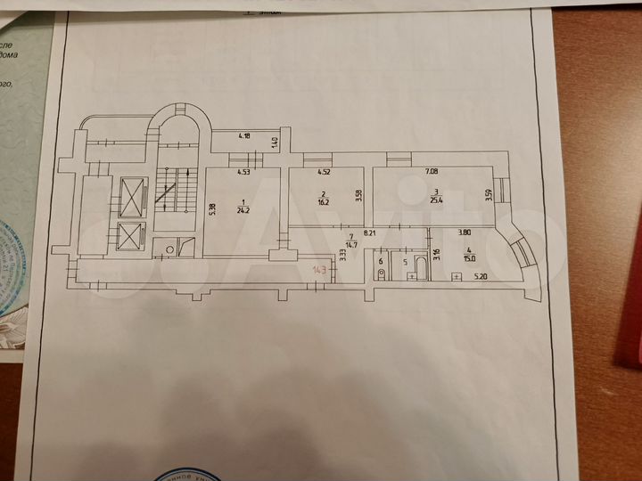 3-к. квартира, 103,8 м², 7/15 эт.