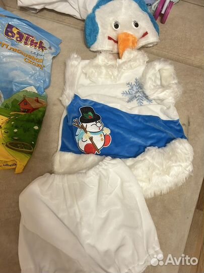 Новогодний костюм снеговика