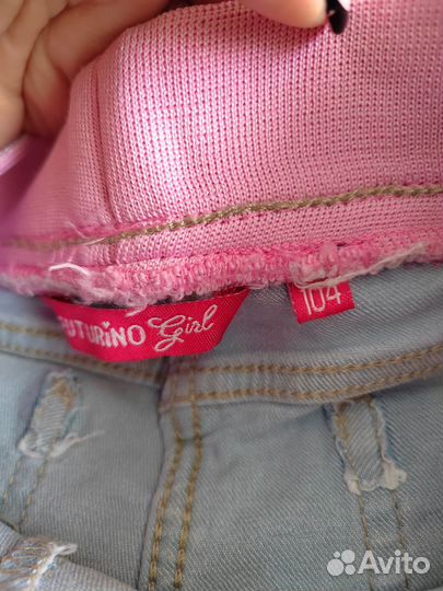Джинсы для девочки 104