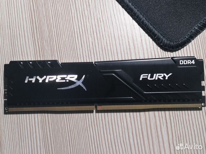 Оперативная память ddr4 hyperx fury 8gb