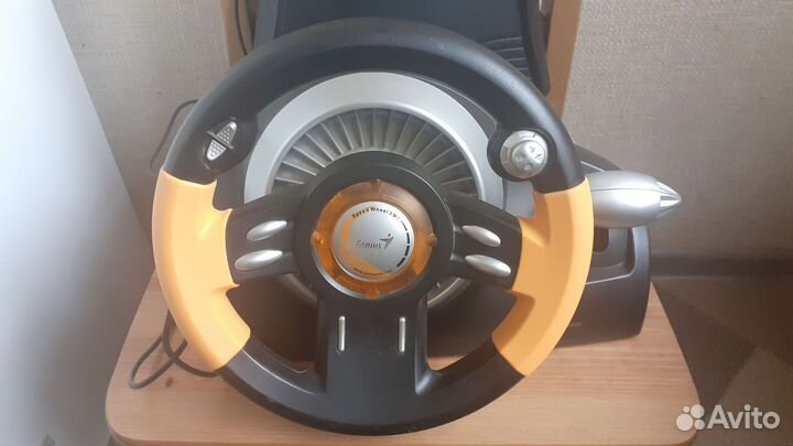 Игровой руль с педалями logitech speed wheel 3