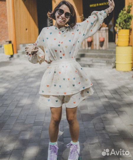 Платье Zoesan с баской