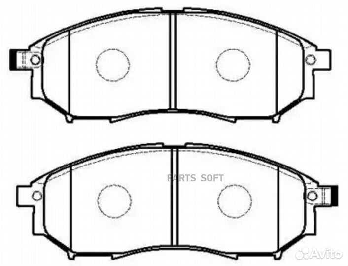 HSB HP5095 Колодки тормозные дисковые