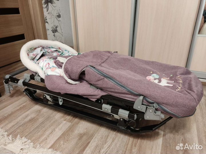 Санки-коляска Ника Детям 7-8К