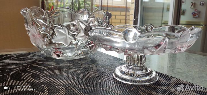 Ваза,салатники,конфетница Walther-Glas