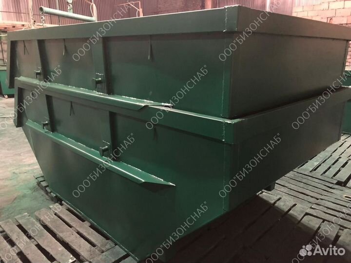 Мусорный бункер из металла 8 м3 Арт 2149