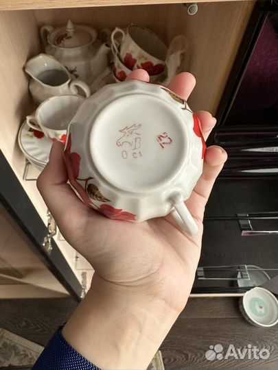 Чайный сервиз фарфор СССР