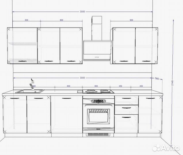 Кухонный гарнитур от производителя