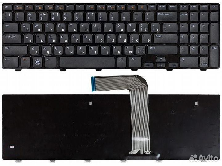 Клавиатура Dell Inspiron N5110, 15R, L702X черная