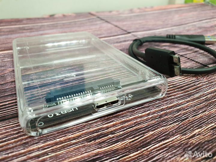 Бокс с кабелем для ноутбучных жестких дисков 2.5