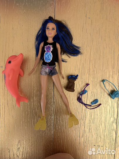 Куклы барби barbie, пудель, набор ддя ванны