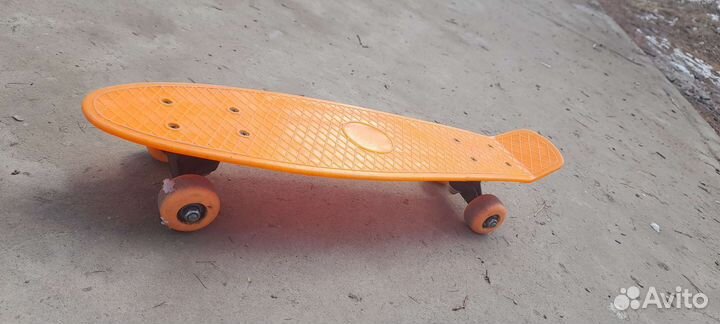 Скейтборд детскийй оранжевый