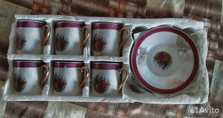 Кофейный сервиз мадонна гдр.Новый.ссср