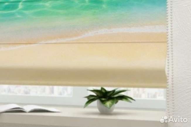 Римская фото штора новая