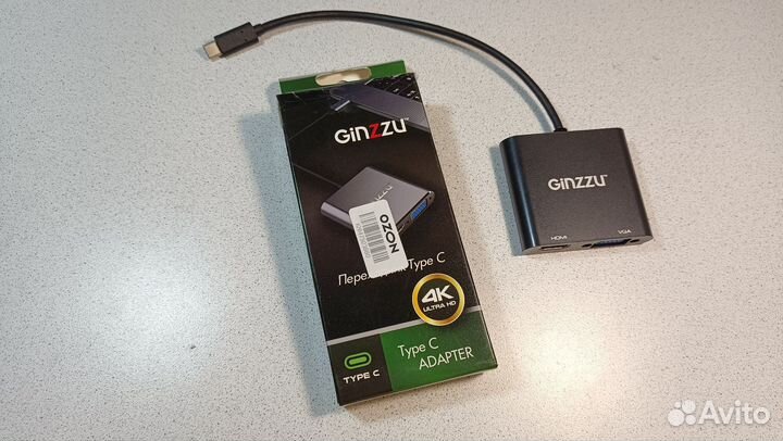 Переходник hdmi vga на type-c