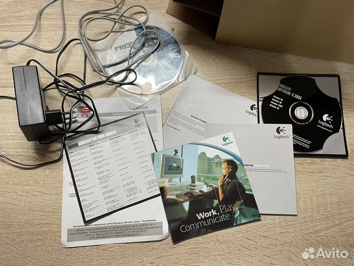 Logitech Force 3D, полный комплект