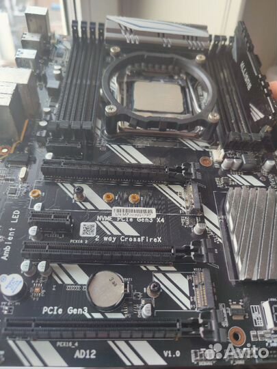 Комплект х99 lga 2011 + Xeon 2678v3 + 8gb ddr3