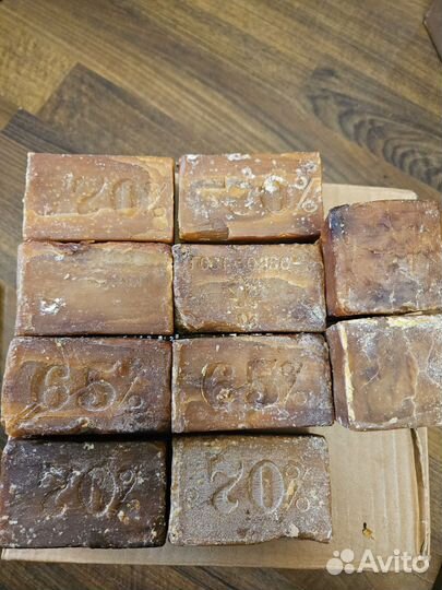 Мыло хозяйственное СССР советское