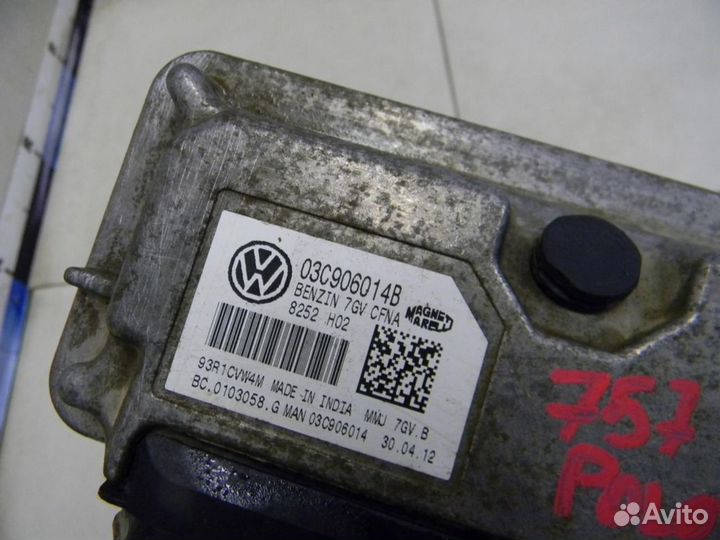 Блок управления двигателем Polo (Sed RUS) 2011