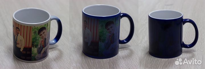 Кружка хамелеон с фотографией